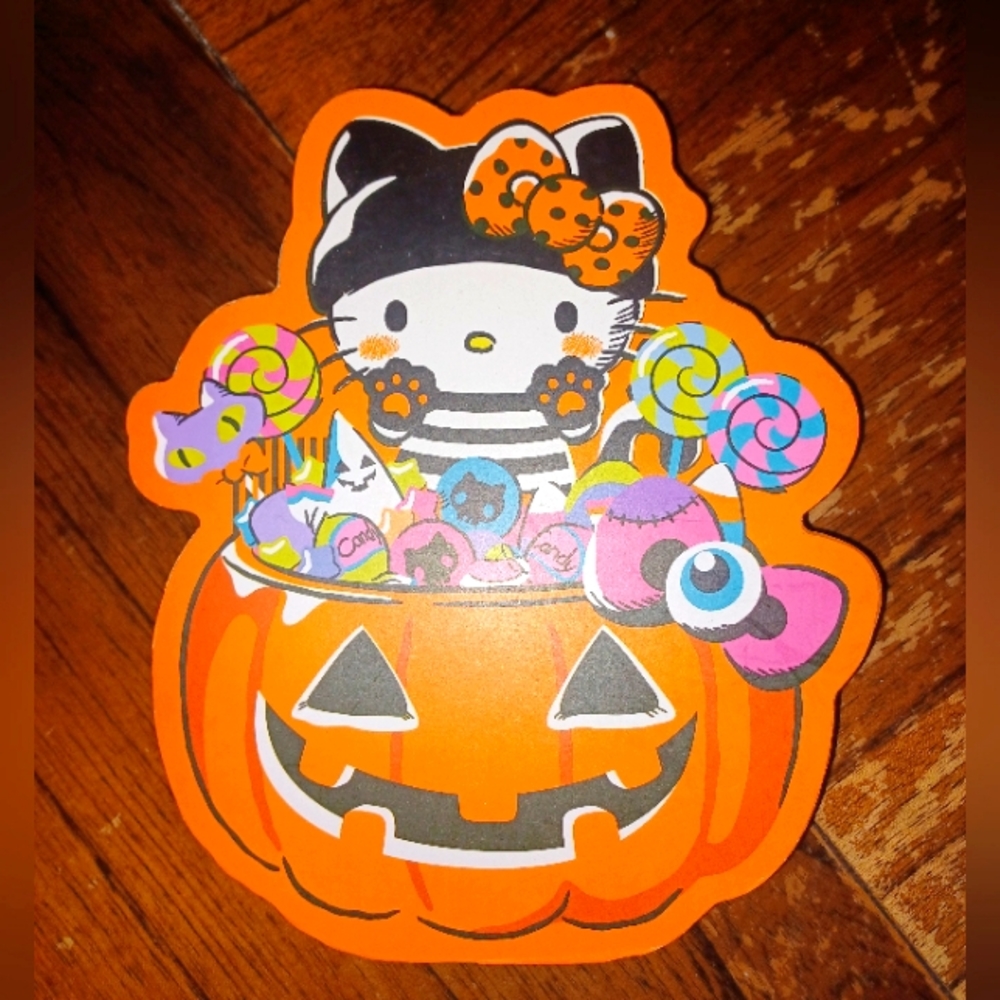 Hello kitty x Halloween wall block BNWOT VHTF RARE SOLD OUT